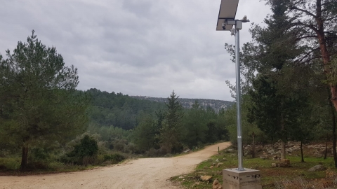 מצלמת פיקוח בשטחים פתוחים