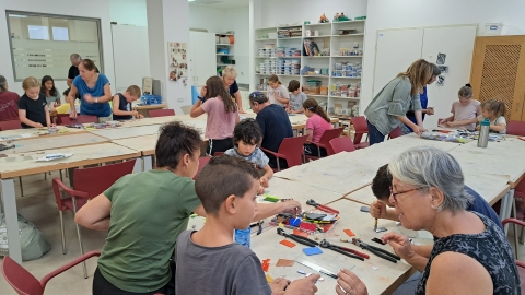קייטנת סב/תא נכדים/ות -סדנת פיוזינג