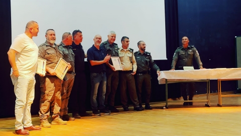 חלוקת תעודות הוקרה מתנדבי מתמיד וגיפים