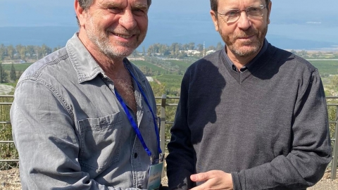 ביקור נשיא המדינה יצחק הרצוג