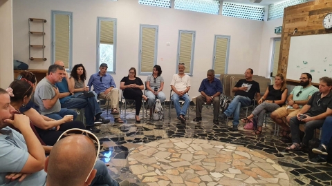 מפגש עם כל מנהלי יישובי משגב