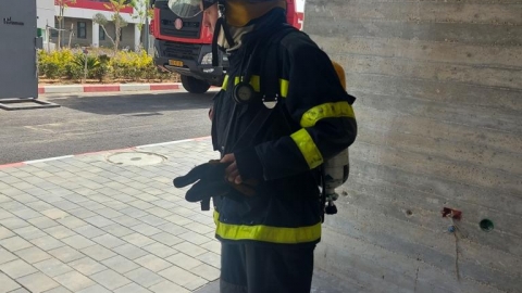 אימון כיבוי אש יחידת כיבוי אש מועצתית